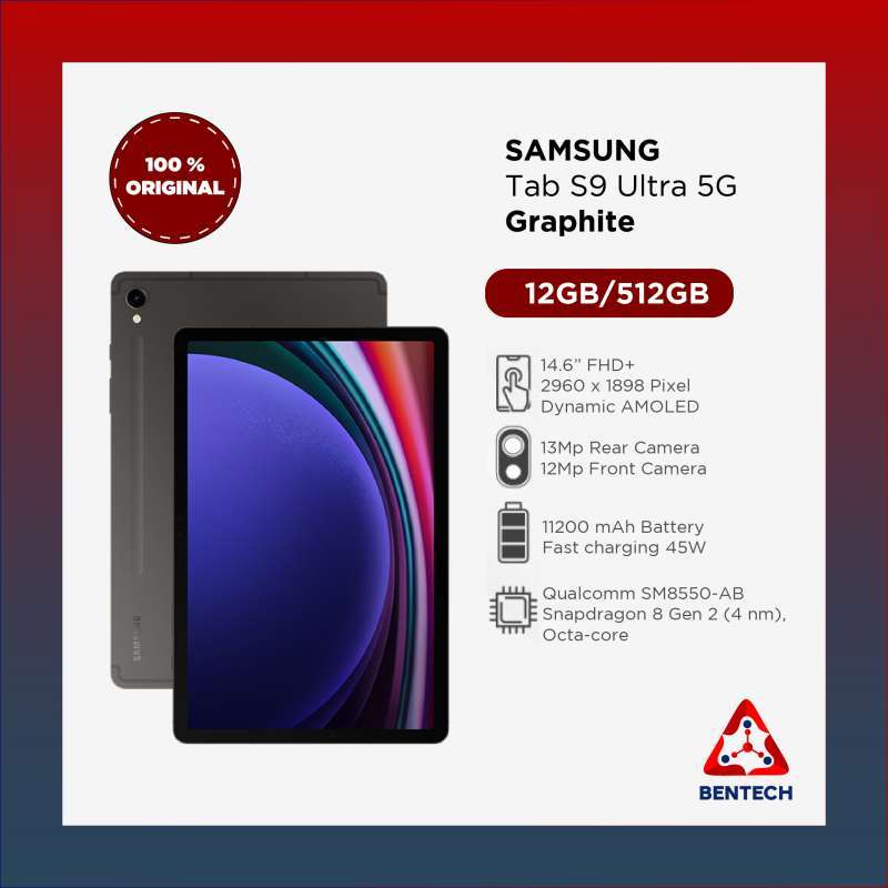 Jual Samsung Galaxy Tab S9 Ultra 5g 12/512gb Graphite Di Seller