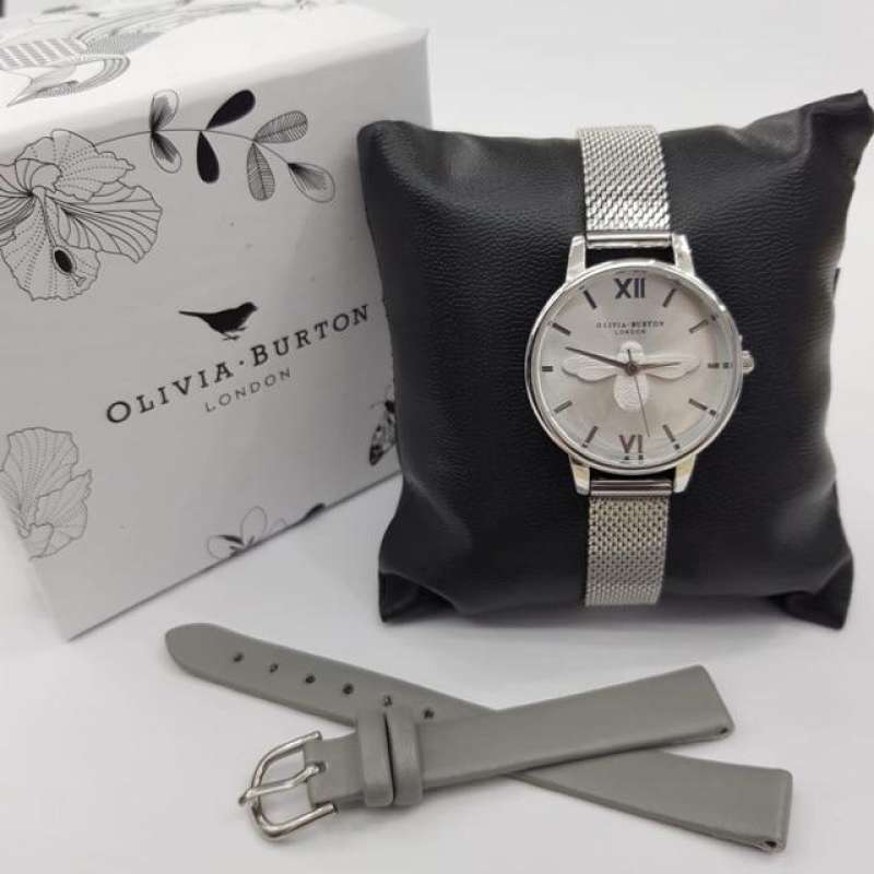 AS Olivia Burton Premium Jam Tangan Wanita Include Box Paperbag Free Batrai Cadangan Gift Card