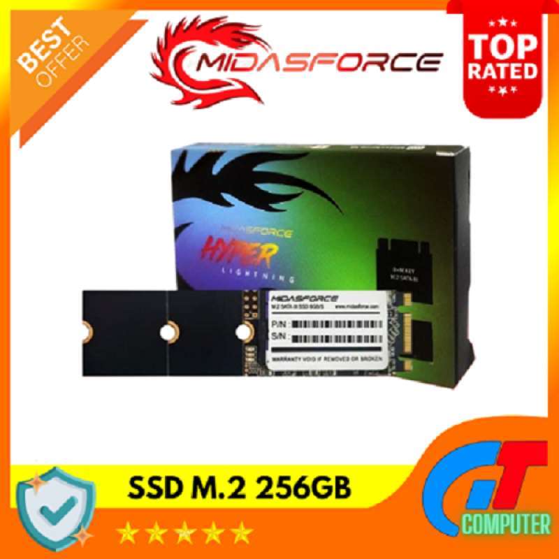 Midasforce Package Midasforce Ssd 256gb 256 Gb Ssd Sata3 M2 SSD M2