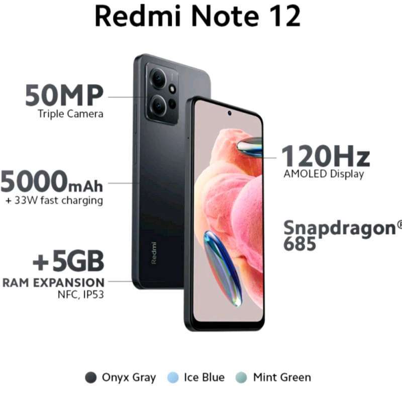 Jual Redmi Note 12 8/128gb Garansi Resmi Di Seller 99phonestore ...
