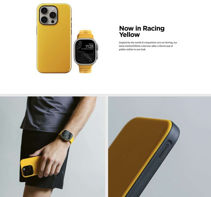 Nomad Sport Case iPhone 15 Pro Max MagSafe Slim Casing Full Cover  Protection Shockproof Original New