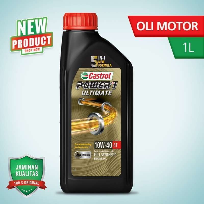 Olio Motore Moto Castrol Power 1 Ultimate 4T 10W40 2 Litri 4 Tempi