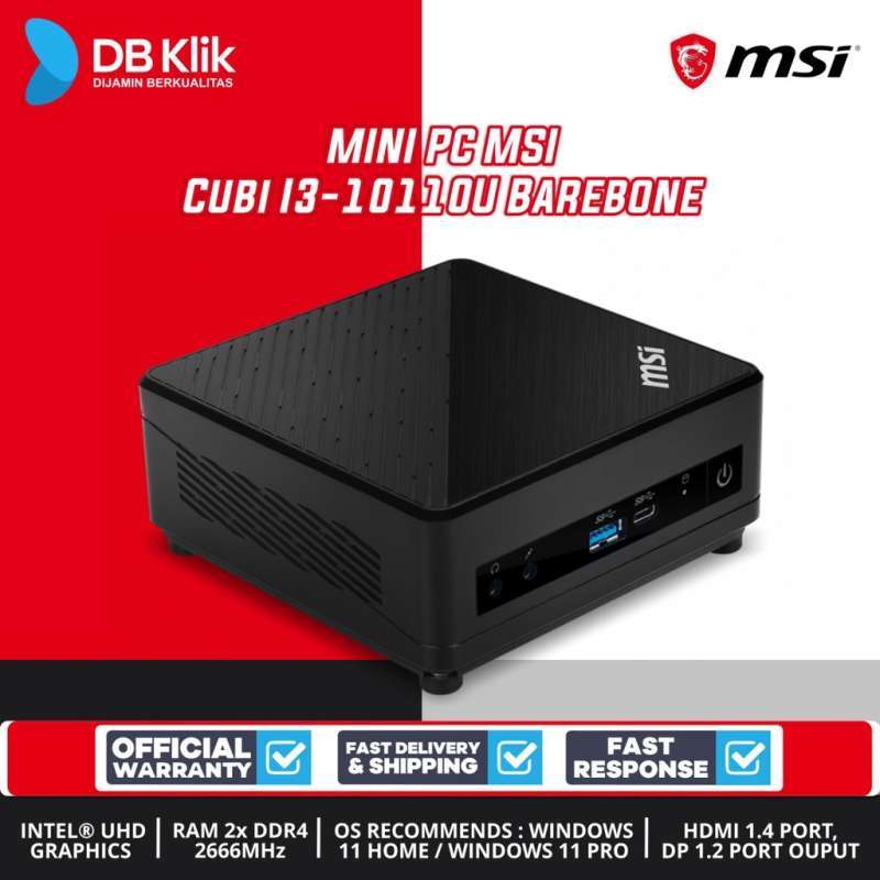 Msib Mini Computer Jual MINI PC MSI Cubi I3-10110U Barebone di Seller DBklik SURABAYA ...