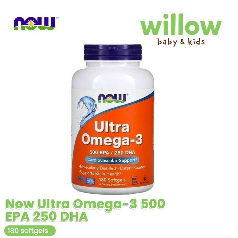 Jual Multivitamin - Now Ultra Omega-3 500 EPA 250 DHA - 180 Softgels di ...
