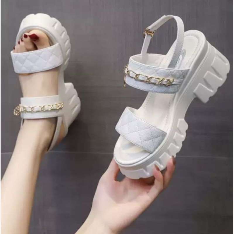 Sandal wedges korea on sale