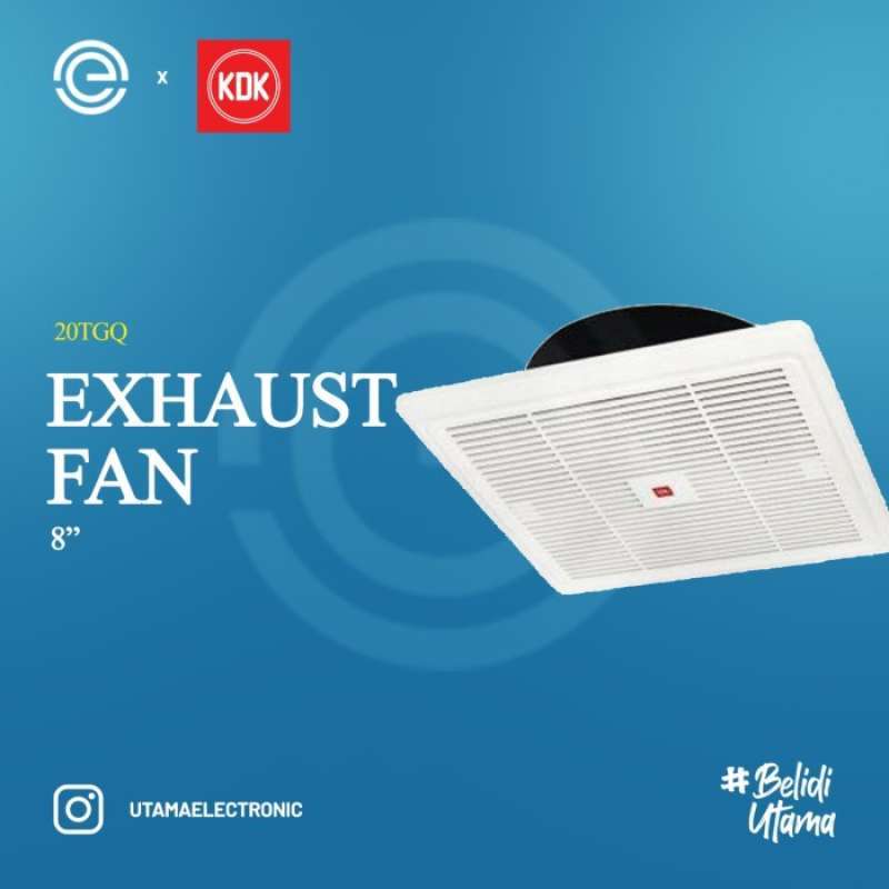 Promo Kdk Exhaust Fan Ceiling 8 Inch 20tgq Terbaik Diskon 14 Di