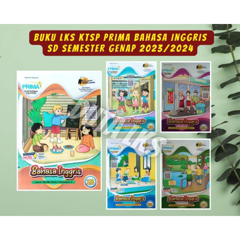 Jual Buku LKS Bahasa Inggris PRIMA SD Kelas 1 2 3 4 5 6 - K13 Semester ...