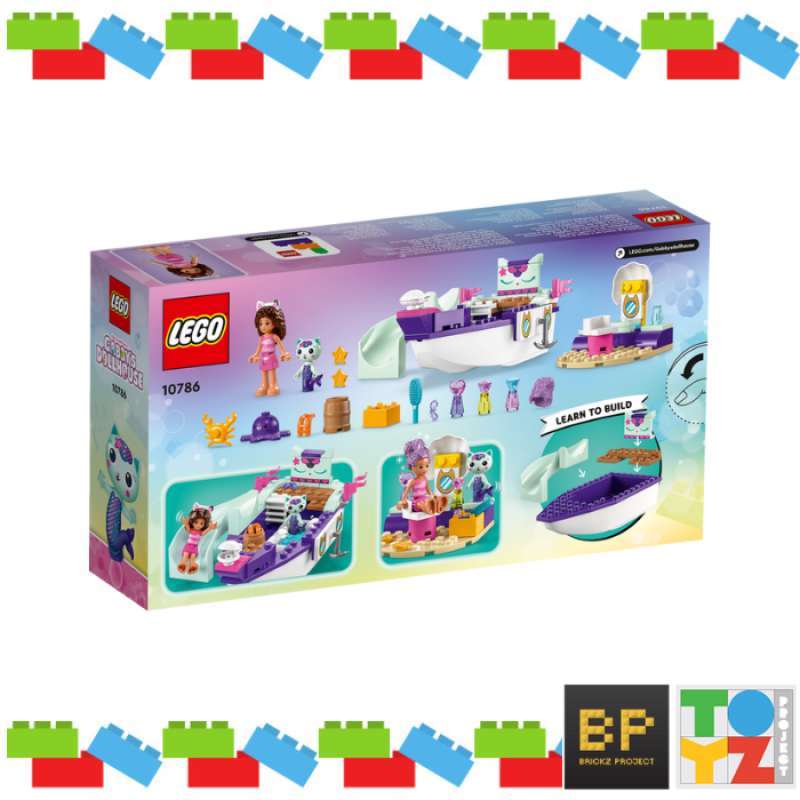 Jual LEGO 10786 Gabby's Dollhouse - Gabby & MerCat's Ship & Spa Boat ...