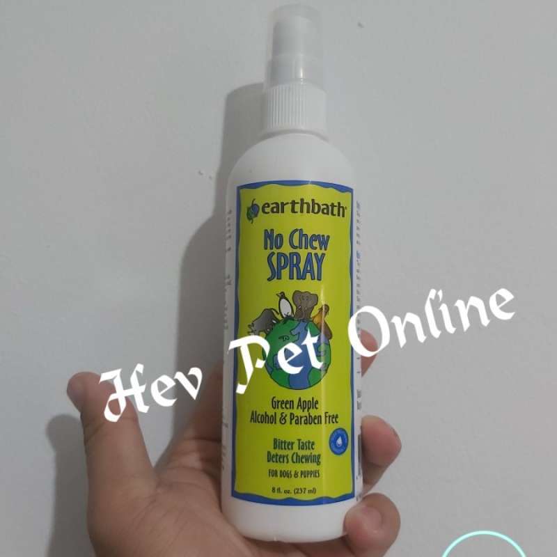 Promo Earthbath No Chew Spray Bitter Taste Green Apple 8oz. Diskon 23 Di Seller Haura Kebon Kacang Kota Jakarta Pusat Blibli