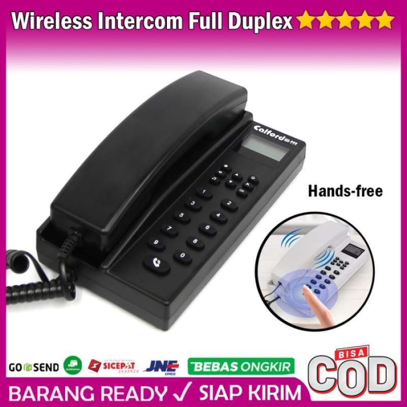 Promo Full Duplex Wireless Gagang Speakerphone 4Ch Calford Wi