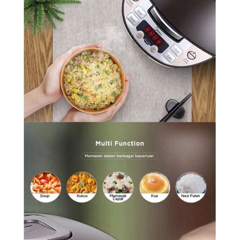 Jual MIDEA Digital Rice Cooker 1.8 Liter MRD5001R di Seller