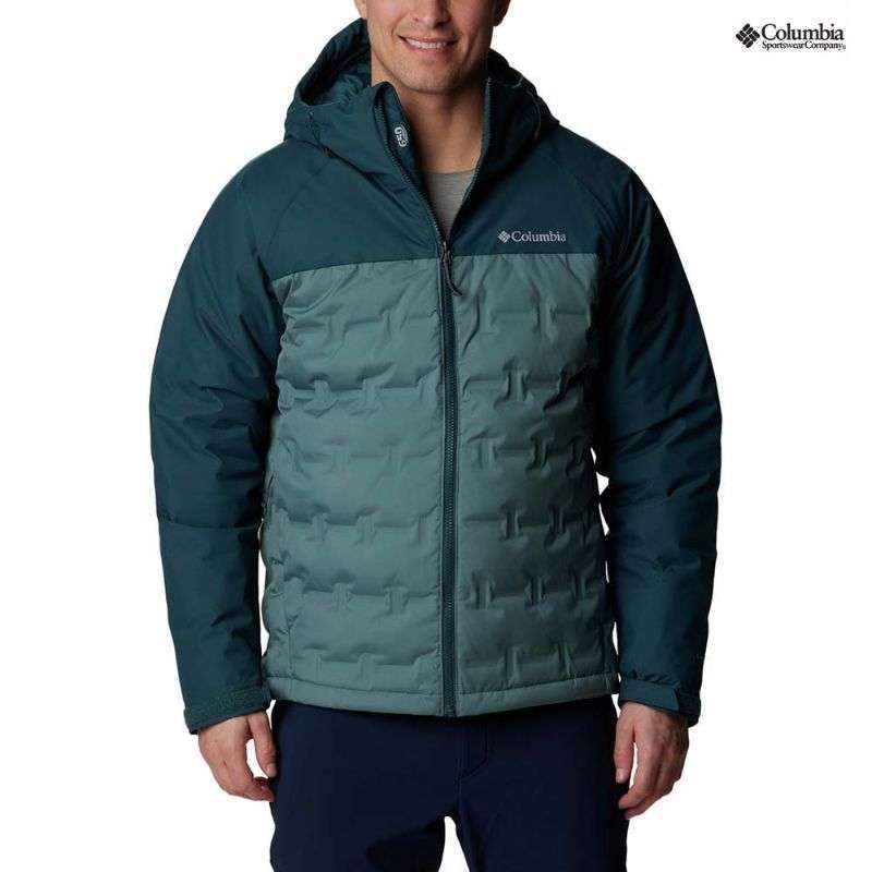 Pebble Peak Down Hooded Jacket Férfi Pehelykabát - Kék