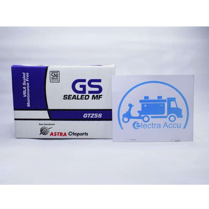 Promo Aki Motor Yamaha Xride GTZ5S GS Astra Accu Kering Original Ori