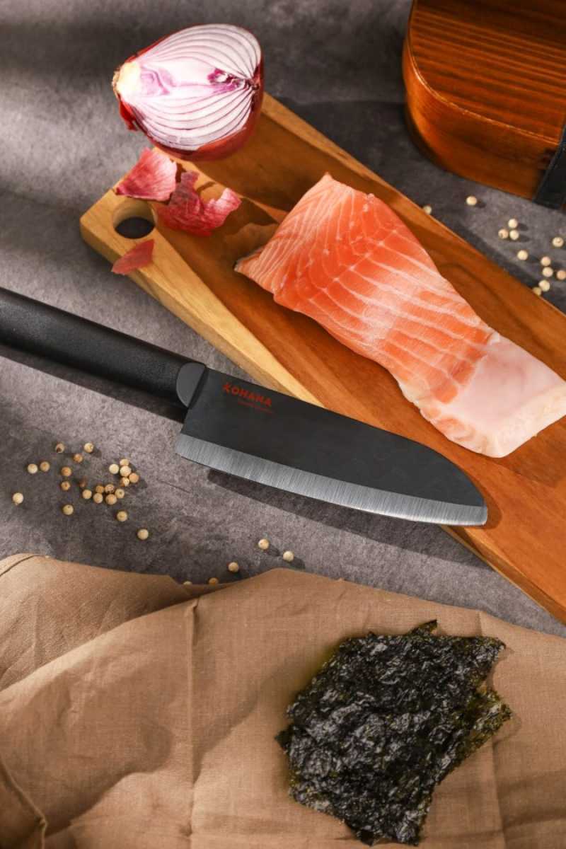 Promo Kohana Black Ceramic Chef'S Knife Terbaik Diskon 22 di Seller Honey Market Cengkareng