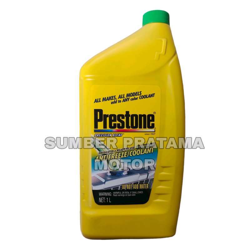 Jual radiator coolant Prestone 1L hijau cairan radiator motor mobil di