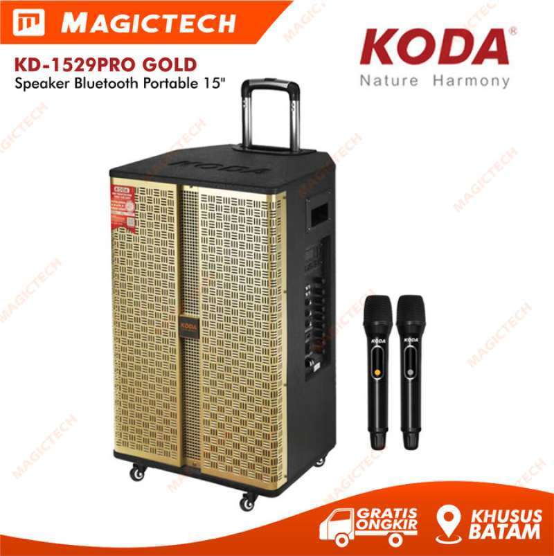 Jual Speaker Portable Bluetooth Karaoke Koda Kd-1529pro 15 15
