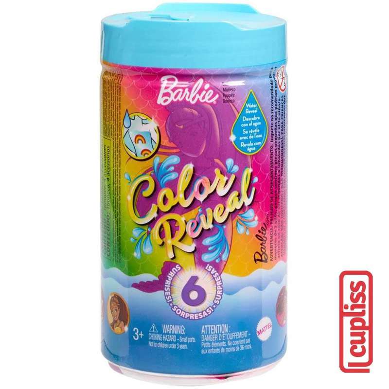 Jual Mattel Random Hcc75 Barbie Color Reveal Rainbow Mermaids Series Di