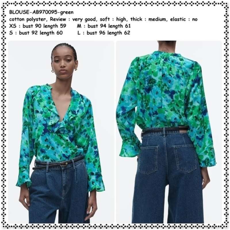 Baju ruffle store top