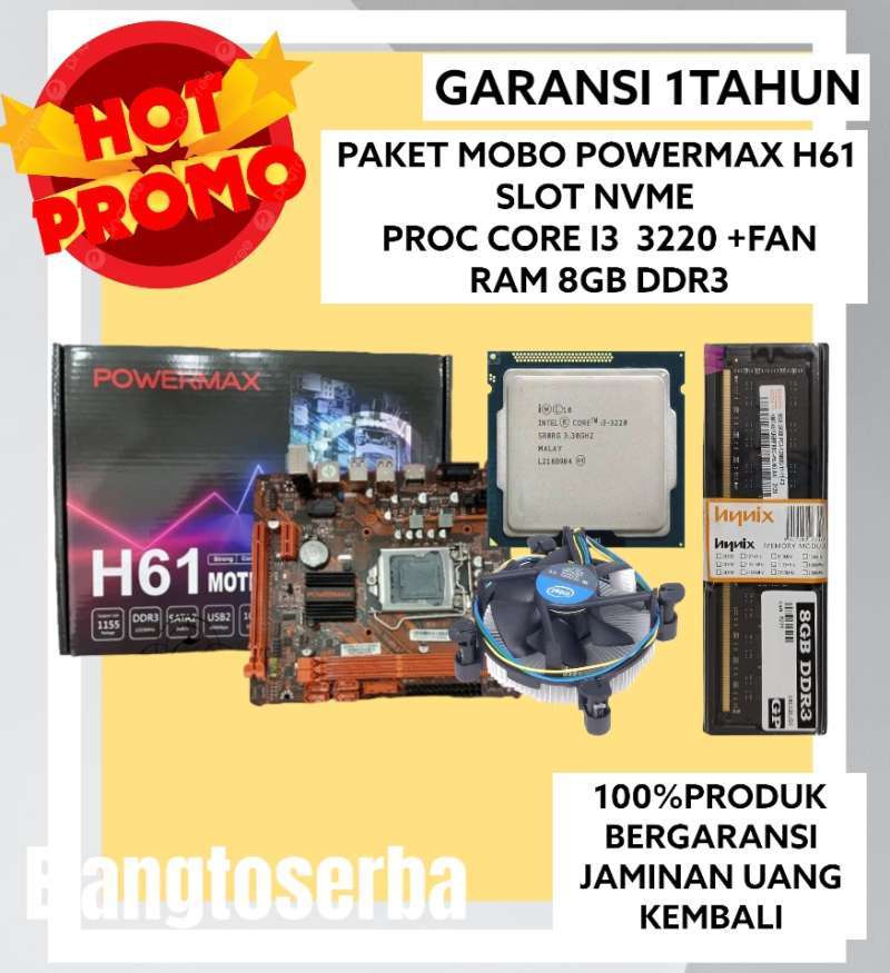 Daftar Harga Paket Motherboard H61 Original Spesifikasi Lengkap Desember 2024