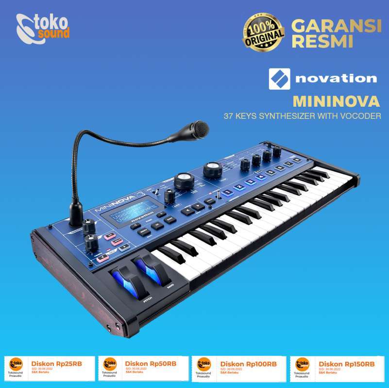 NOVATION MININOVA シンセサイザー #ボコーダー#美品 Amazon.com: Novation MiniNova Analogue Modelling Compact 37