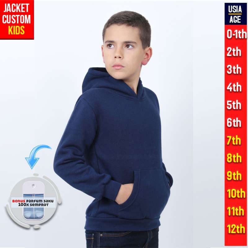 Custom Hoodie For Kids Jaket Sweater Hoodie Anak I Love NOAH Logo