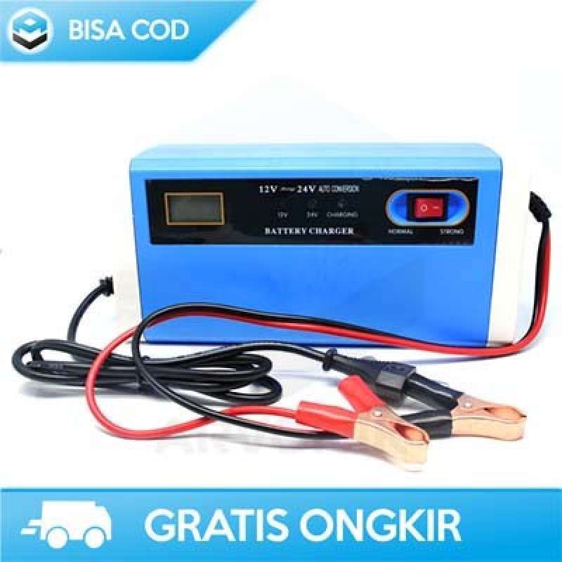 Promo CAS AKI MOBIL DAN MOTOR TAFFWARE ORIGINAL UD21 FAST CHARGER 24 V
