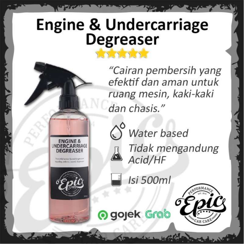 Promo Pembersih Ruang Mesin Mobil Epic Engine dan Undercarriage