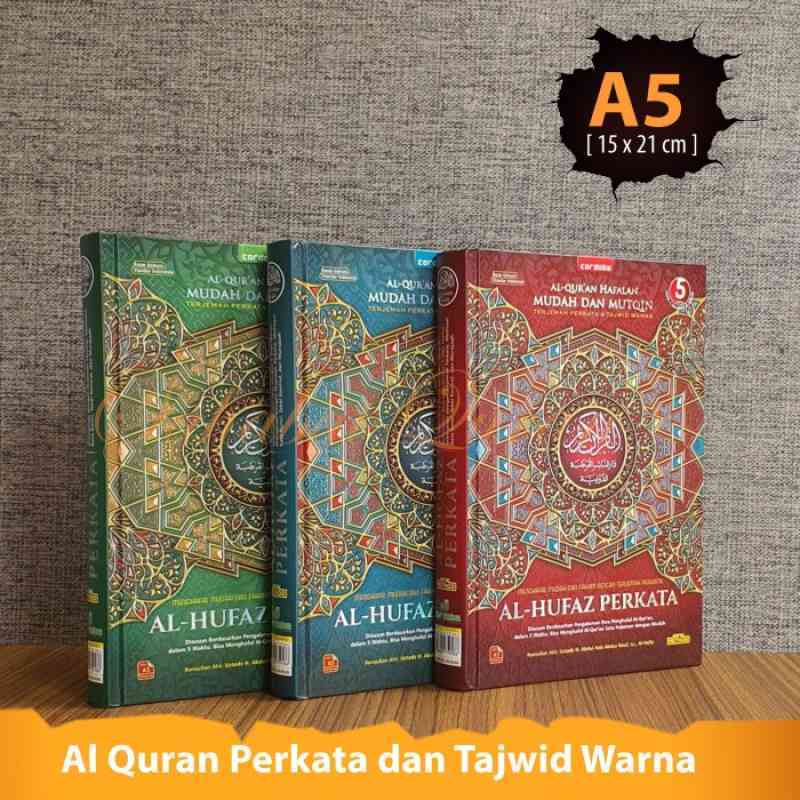 Perkata Jual Al Quran Perkata Al Hufaz A5 HC Alquran Tajwid Warna Terjemah ...