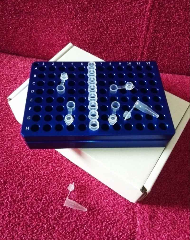 Promo Aluminium Cooling Block for PCR Tube 0.2 ml x 96 Well Cooling ...