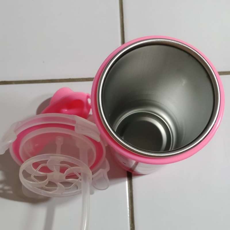 Promo Sale Gelas Straw Cup Stainless Hello Kitty 360Mlkorea, Ready