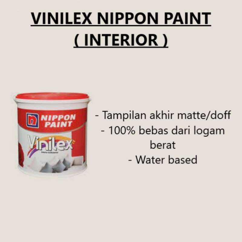Jual CAT TEMBOK INTERIOR DAN EKSTERIOR NIPPON PAINT WHISPERING WHITE
