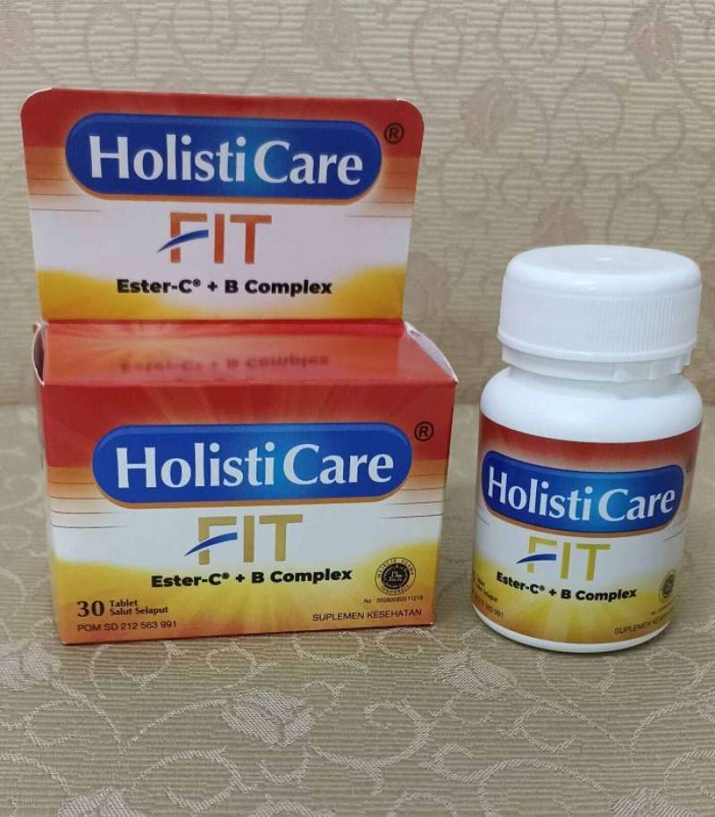 Promo Holisticare Fit Botol Isi 30 Tab / Ester C + B Complex / Vitamin