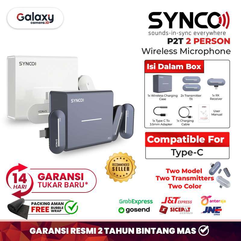 Syncoder Audio SYNCO G1(A1) Pro Microfono Lavalier Wireless 2.4GHz - Per Video, Vlog E