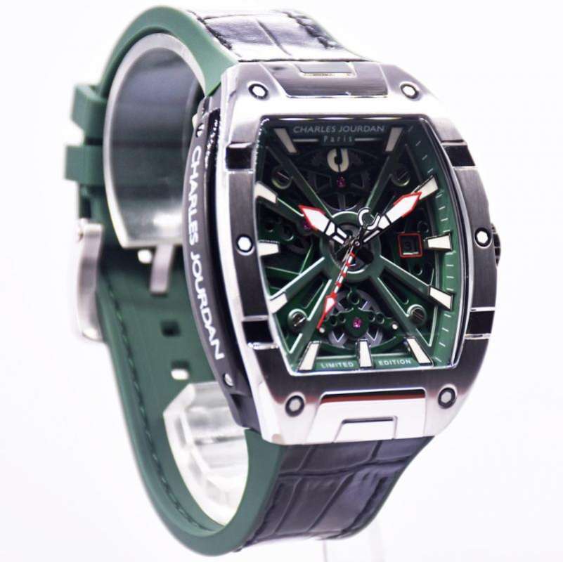 Jam Tangan Pria Automatic Charles Jourdan CJ03 1792LE Original Garansi
