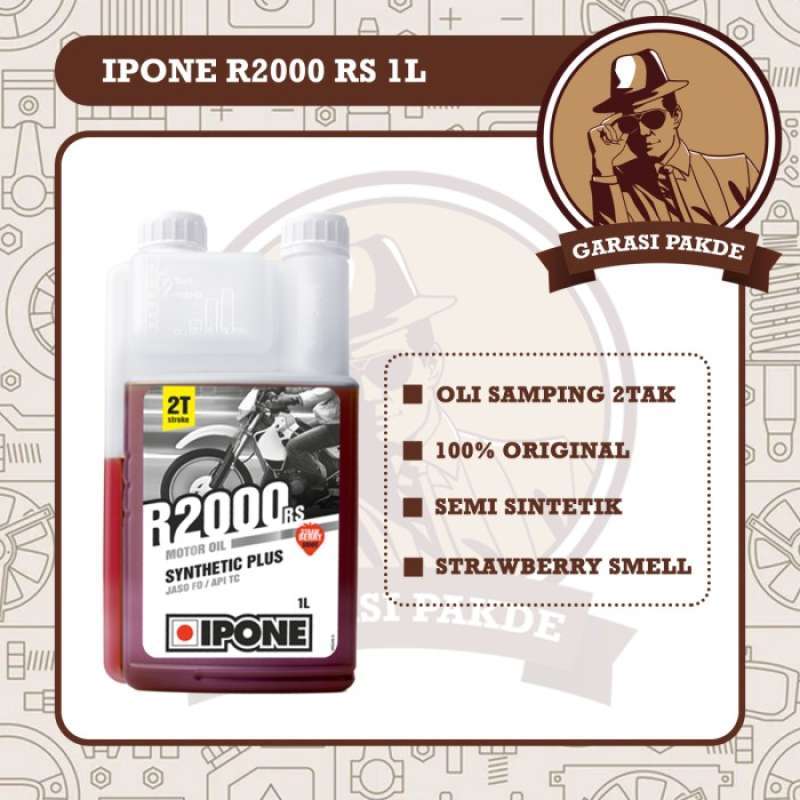 Promo Sale Ipone 2T R2000 Rs 1L Strawberry - Oli Samping Motor 2Tak ...