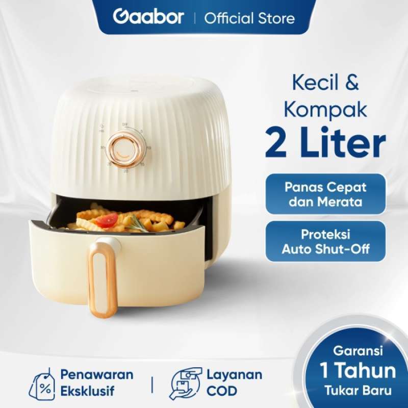 Promo Gaabor Mini Air Fryer Kecil 2l Low Watt Mesin Penggorengan Diskon 9 Di Seller Elant Store Mekarsari Kab. Tangerang Blibli