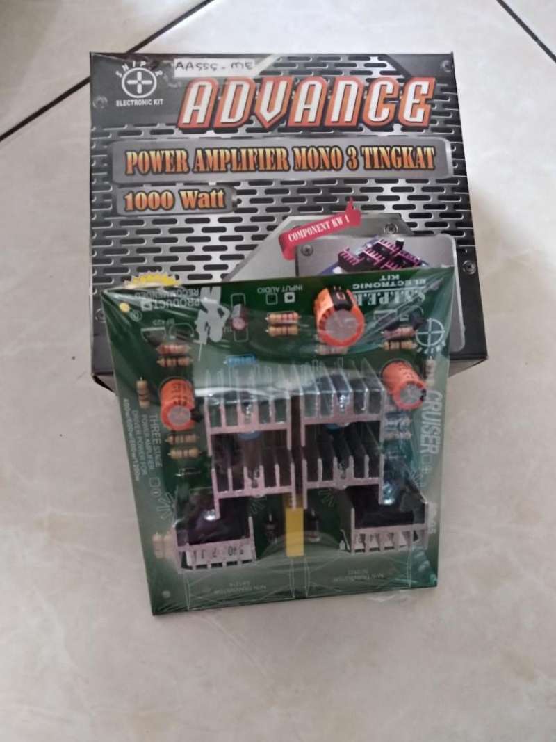 Jual Kit Power Amplifier Mono 3 Tingkat 1000 W - Advance Di Seller