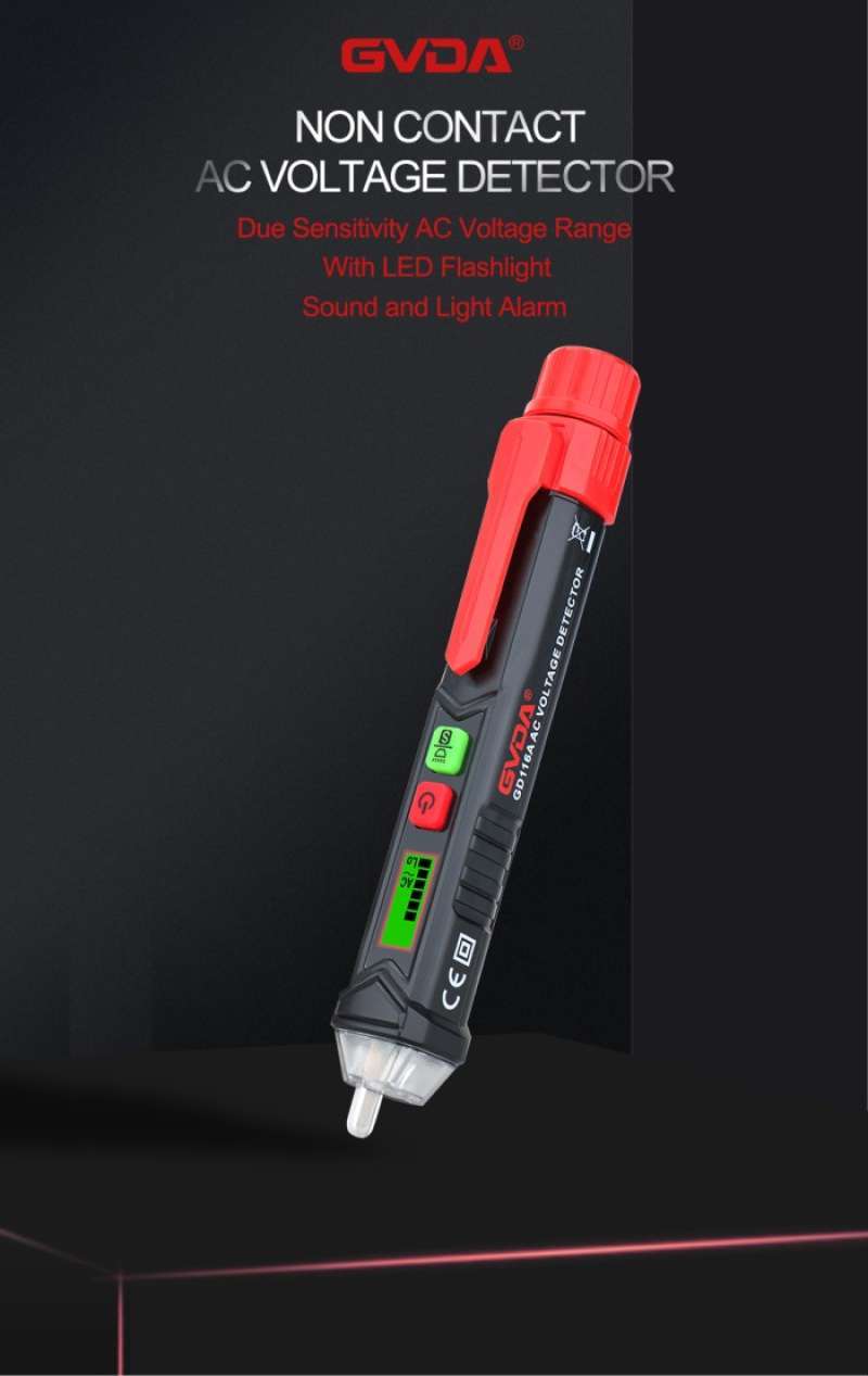 Promo Voltage Detector Gvda Non Contact Voltmeter Ac Tester Gd116a ...
