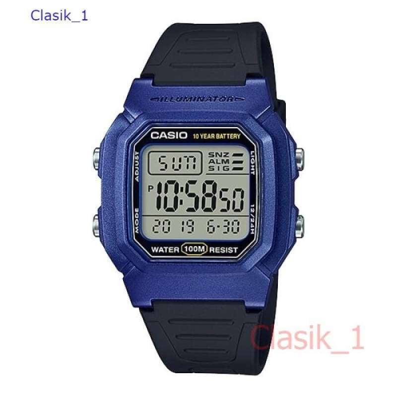 Original 100%!! CASIO W-800HM-2AVDF Jam Tangan Pria Digital W800H