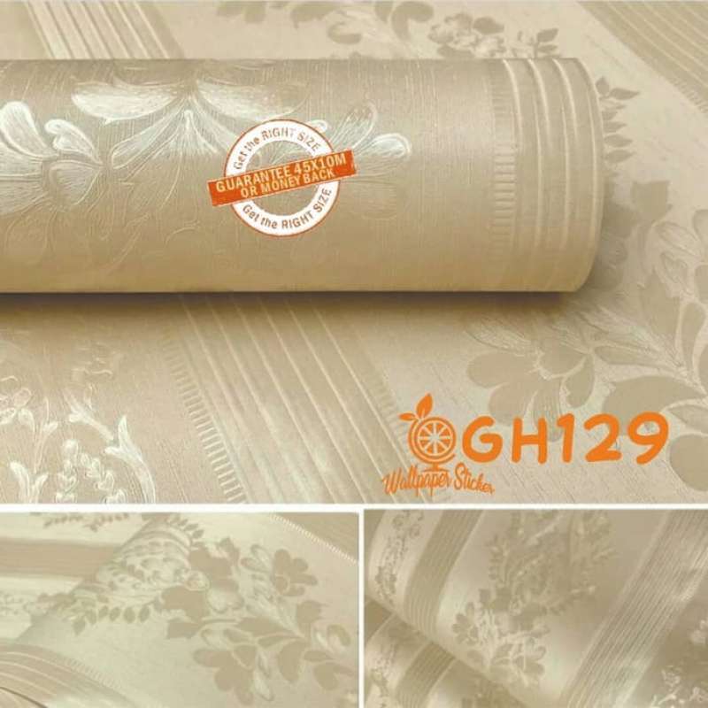 Jual Wallpaper Stickers Dinding Motif Tekstur Warna Gold Di Seller Grand Pasaraya Cengkareng