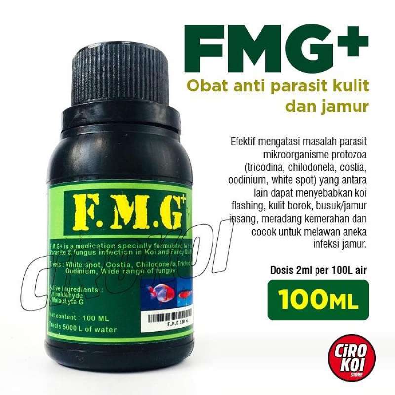 Jual Fmg Obat Flashing Ikan Koi Anti Parasit Dan Jamur Insang A Fmg 100 Ml Di Seller Cirokoi Store Dauh Puri Kota Denpasar Blibli