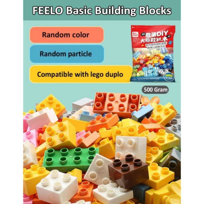 Jual Feelo Building Blocks Compatible With Lego Duplo Basic Blocks No Baseplate Di Seller Tocko99 Meruya Utara ilir Kota Jakarta Barat Blibli