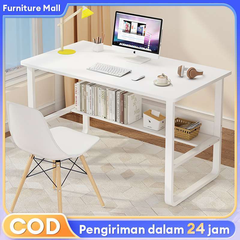 Promo Meja Kantor Putih-meja Kerja-meja Diskon 55% Di Seller Rmj