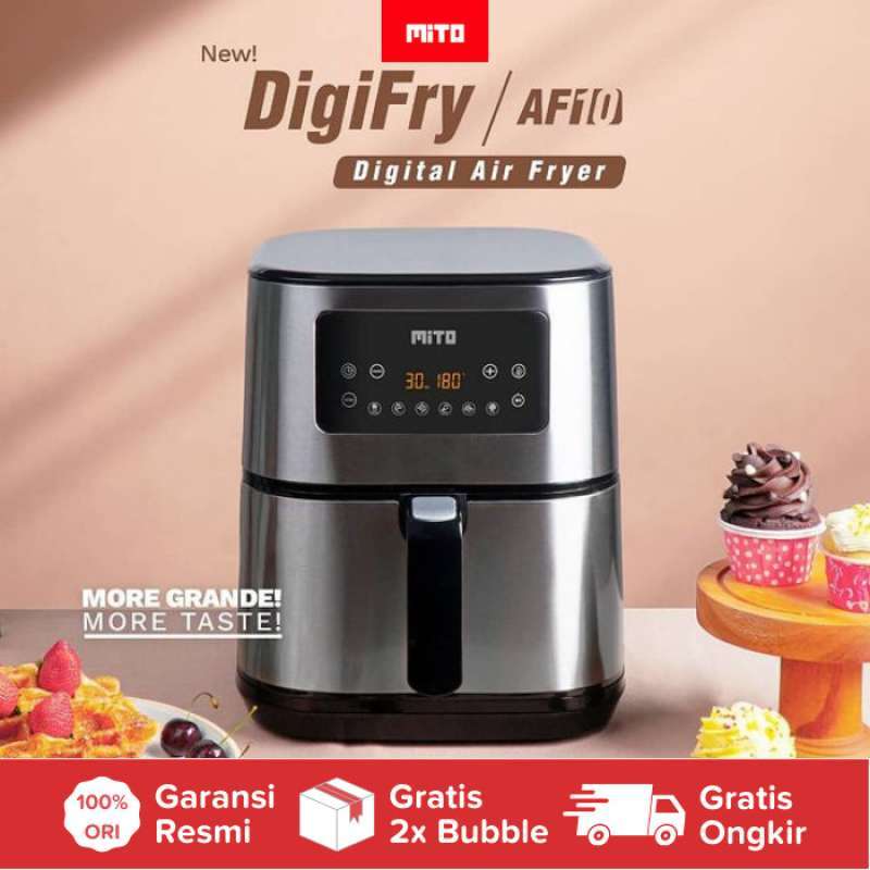 Promo Mito Af10 Grande Air Fryer Af 10 Airfryer Besar 6 Liter Frayer