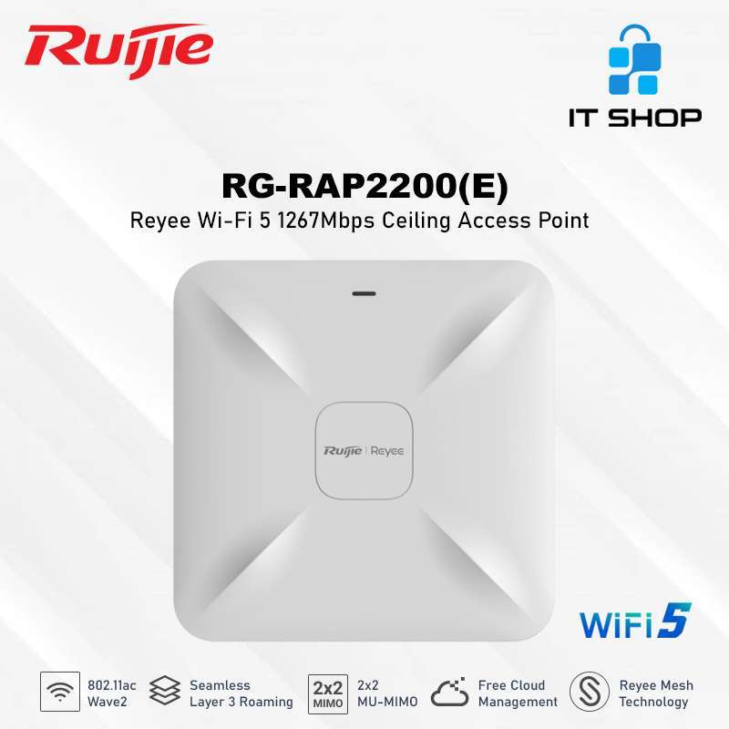 Jual Ruijie Rg-rap2200(e) Reyee Wi-fi 5 Poe Ceiling Access Point Di ...