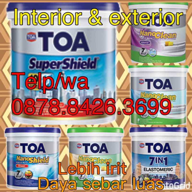 Promo Toa Cat Tembok Interior Dan Exterior Diskon 33 Di Seller Toko