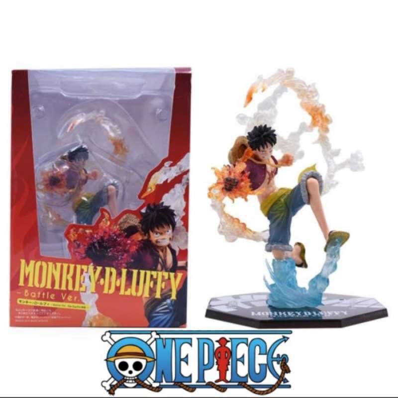 Jual Terlaris Action Figure One Piece Monkey D Luffy Zero Fzo Battle ...