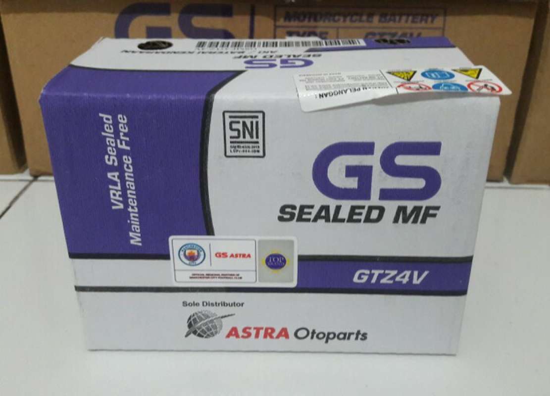 Promo Aki Motor Original Gs Astra Gtz4v Diskon 33% Di Seller Kanzahana