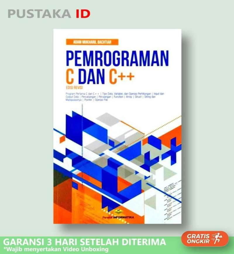 Jual Buku Pemrograman C Dan C++ - Adam Mukharil Bachtiar Di Seller Buku ...
