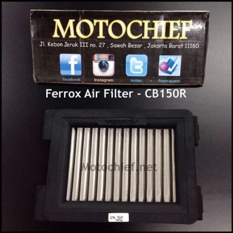 Promo Filter Udara Ferrox Cbr150k45g/cb150 Diskon 33% Di Seller ...